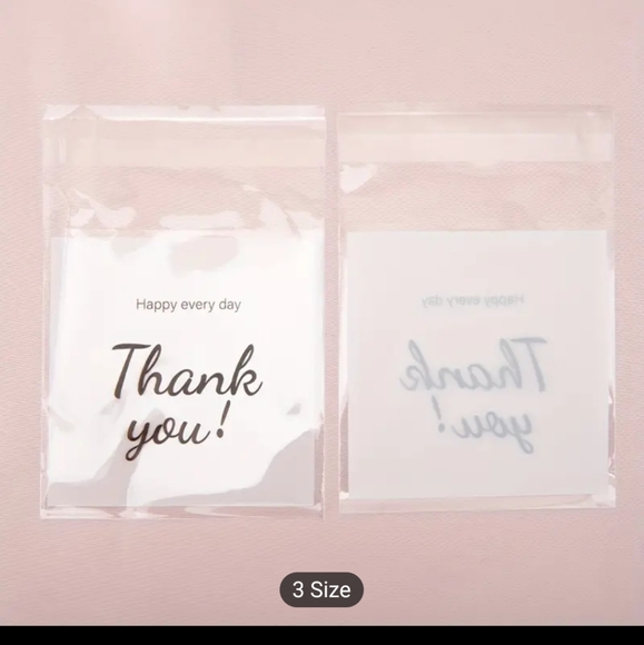 unknown Other - 100 count thank you sealable plastic bags New
